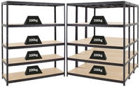 PROREGAL&reg; Schwerlastregal MegaDeal Garagenregal Kellerregal Steckregal...