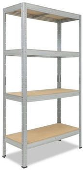 Shelfplaza PRO Metallregal Schwerlastregal verzinkt 200 cm hoch 198 Varianten