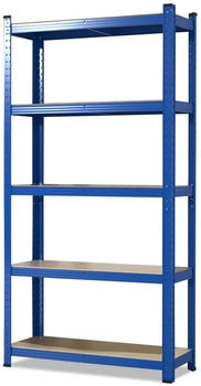 Karat Schwerlastregal Blau Maximale Traglast 875 kg 220 x 90 x 60 cm