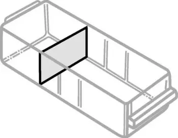Raaco Schubladen-Trennwände 150-00, 52 x 32 mm, 60 Stück (101981)