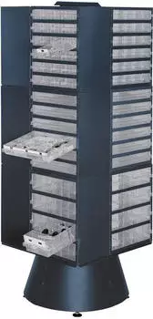 Raaco Drehturm Serie 250 f&uuml;r Schubladen-Magazine blau (137607)