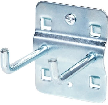 KS Tools Doppelter Werkzeughalter mit senkrechtem Hakenende, Ø 6 mm, 50 mm (860.0817)