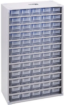 EUROKRAFT Metall-Kleinteilemagazin HxBxT 565 x 300 x 140 mm 60 Schubladen 60 Trennstege (544138)