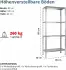 Schulte Steckregal mit 4 PowerMAX Fachböden 180x80x40 cm (HxBxT) verzinkt