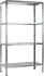 Schulte Steckregal mit 4 PowerMAX Fachböden 180x80x40 cm (HxBxT) verzinkt