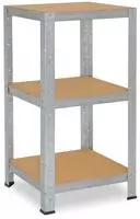 shelfplaza Schwerlastregal, Silber, Metall, Quadratisch, 60x100x60 cm, Freizeit,