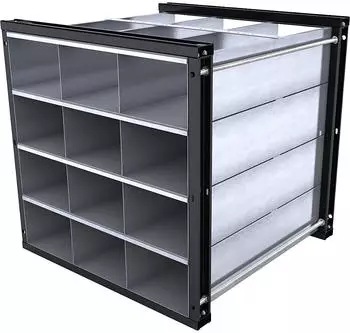 EUROKRAFT pro Wabenregal 1000 x 1000 x 1000 mm 12 Wannen 3 x 4 Fächer