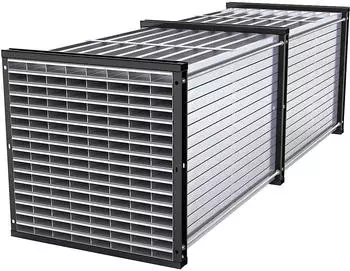 EUROKRAFT pro Wabenregal 1000 x 1000 x 3000 mm 128 Wannen 8 x 16 Fächer