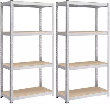 Songmics Schwerlastregal 160x80x40cm (2 Stk.)