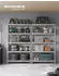 Songmics Schwerlastregal 200x120x60cm silber