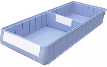 Viso TR 6209 Sichtlagerkasten stapelbar 234x90x600mm Blau (TR 6209)