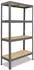 Shelfplaza PRO Schwerlastregal Metall grau 180x40x45cm 4 Böden 200kg (5618450424)