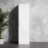 Jan Nowak Agnes Besenschrank Metall 2 Abteile 185x50x50cm Weiß (AGNES)