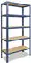 Shelfplaza HOME Schwerlastregal 180x120x50cm Stahl blau 5 Böden 175kg/Boden (4218501215)