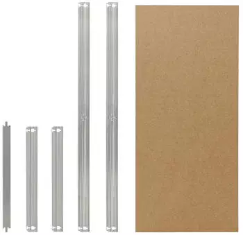 Shelfplaza HOME Fachboden-Set HDF 120x50cm verzinkt (4CG12050)