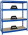 Proregal Rhino Schwerlastregal 180x160x60cm 4 Ebenen 500kg Blau (RT16-10)