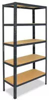 shelfplaza HOME 200x40x30 cm Schwerlastregal in anthrazit mit 5 B&ouml;den und 175...