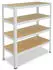 Shelfplaza HOME Schwerlastregal 100x90x23cm weiß 4 Böden (4310230914)