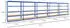 Proregal Giant Elephant Schwerlastregal 5er-Set 180x150x45cm 200kg/Ebene Blau (MRK8-04)