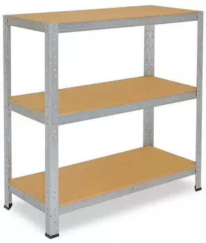 Shelfplaza HOME Schwerlastregal 100x75x40cm verzinkt, 3 B&ouml;den (4110407513)