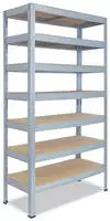 shelfplaza PRO 230x120x60 cm Schwerlastregal in verzinkt mit 7 B&ouml;den und 142 kg