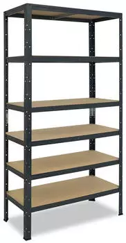 Shelfplaza HOME Schwerlastregal Anthrazit 6 B&ouml;den 145kg/Boden 230x90x30cm (4523300916)