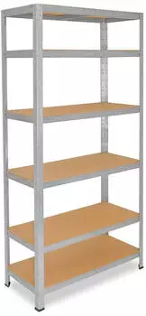Shelfplaza HOME Schwerlastregal verzinkt 230x50x60cm 6 B&ouml;den 145kg/Boden (4123600516)
