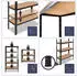 Shelfplaza HOME Schwerlastregal 200x75x60cm Metall anthrazit 5 Böden (4520607515)