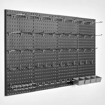 VEVOR Werkzeuglochwand 61x30cm Metall, 4 Paneele mit Zubeh&ouml;r (SKU6-PEGBOARD KIT)