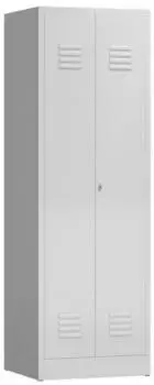 Steelboxx ClassiX Mehrzweckspind 2 Abteile, 1800x590x500mm, Signalweiß (RAL 9003)