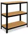 Shelfplaza BLACK Metallregal Industrialstyle 90x110x23cm Schwerlast 175kg (41309231113)