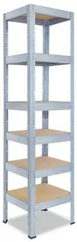 Shelfplaza PROFI Schwerlastregal verzinkt 230x60x60cm, 6 B&ouml;den, 166kg/Boden (5123600626)