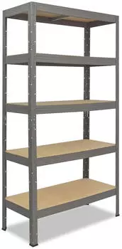Shelfplaza PRO Schwerlastregal 180x120x45cm 5 B&ouml;den 200kg/Boden grau (5618451225)