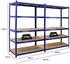 Proregal TAURUS Schwerlastregal 2er-Set 180x120x60cm 175kg Blau (MRD21-01)