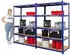 Proregal TAURUS Schwerlastregal 2er-Set 180x120x60cm 175kg Blau (MRD21-01)