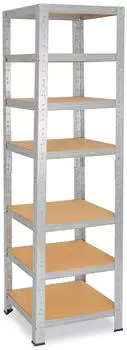 Shelfplaza Schwerlastregal verzinkt 200x60x60cm 7 B&ouml;den 125kg/Boden (4120600617)