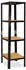 Shelfplaza BLACK Schwerlastregal 200x23x23cm 4 Böden 175kg Traglast (41320232314)