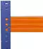 Shelfplaza PRO Schwerlastregal 230x120x60cm Metall blau-orange 6 Böden (51123601226)