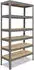 Shelfplaza PRO Schwerlastregal Metall grau 200x90x45cm 6 Böden 166kg/Boden (5620450926)