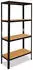 Shelfplaza BLACK Schwerlastregal Metall 155x90x30cm 4 Böden 175kg/Boden (41315300914)