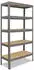 Shelfplaza PRO Schwerlastregal Metall Grau 180x100x30cm 5 Böden (5618301025)