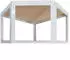 Shelfplaza HOME Eckregal 200x70x40cm 5 Böden 175kg Stahl Weiß (4320400715C)