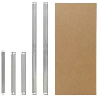 Shelfplaza HOME Fachboden-Set HDF 40x30cm verzinkt (4CG4030)