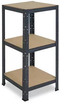 Shelfplaza HOME Schwerlastregal 100x40x40cm 3 B&ouml;den 175kg Anthrazit Stahl (4510400413)