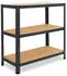 Shelfplaza HOME Schwerlastregal 100x50x45cm 3 Böden 175kg Anthrazit Stahl (4510450513)
