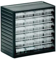 Treston Kleinteilemagazin 291-3, BxTxH 310x180x290 mm, 24 Schubladen, Grau