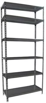 Simonrack Simonclick Plus Metallregal 6 B&ouml;den 250x100x30cm 180kg Anthrazit (8425437098253)