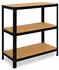 Shelfplaza BLACK Schwerlastregal Metall schwarz 90x50x45cm 175kg/Boden (41309450513)