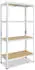 Shelfplaza HOME Schwerlastregal Metall weiß 155x120x40cm 4 Böden (4315401214)