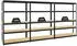 Proregal Big Elephant S Schwerlastregal 3er-Set, 5 Ebenen, 180x120x45cm, 250kg, Schwarz (MRK6-02)